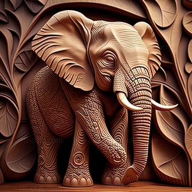 3D model st Elephant from Dumbo (STL)